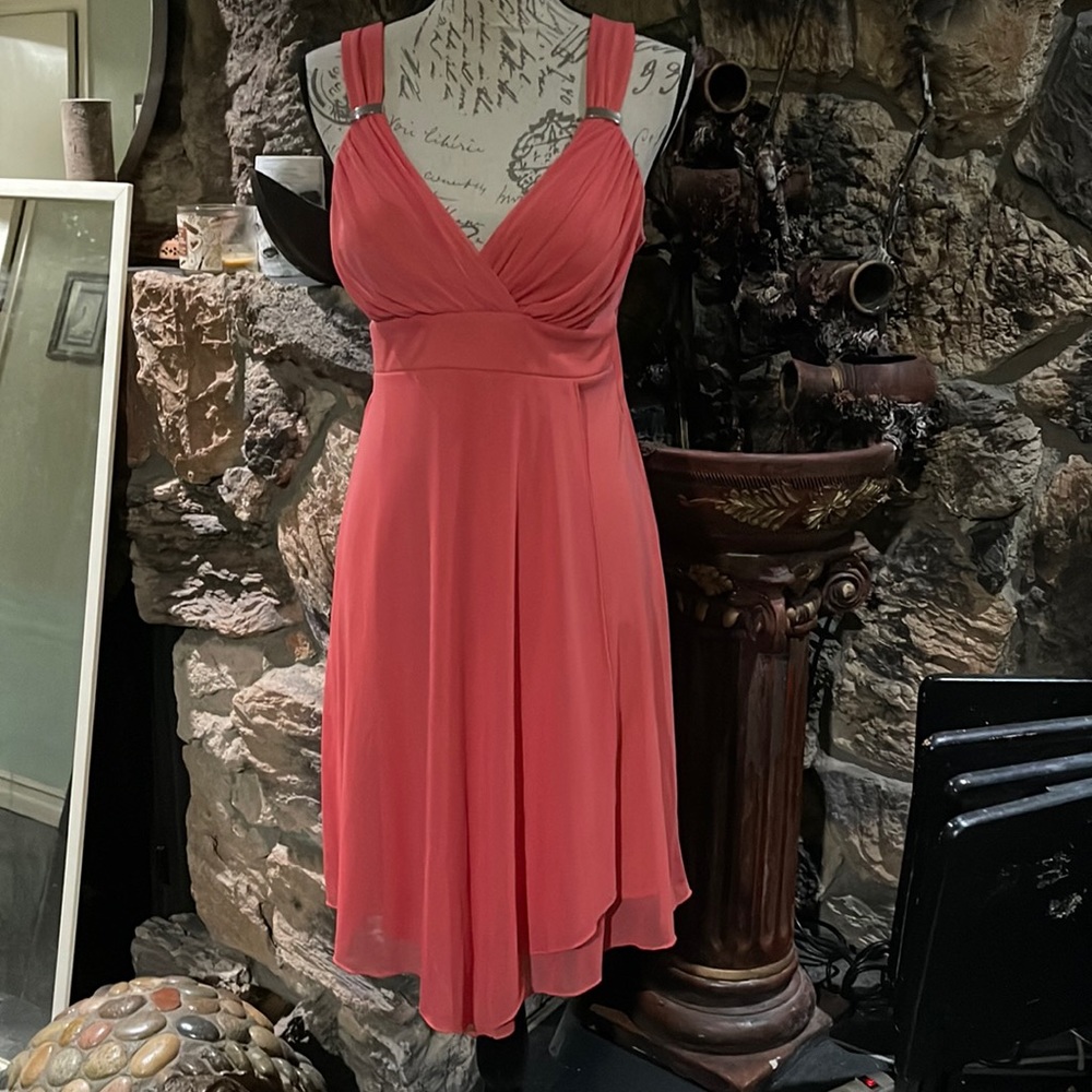 Peach dress